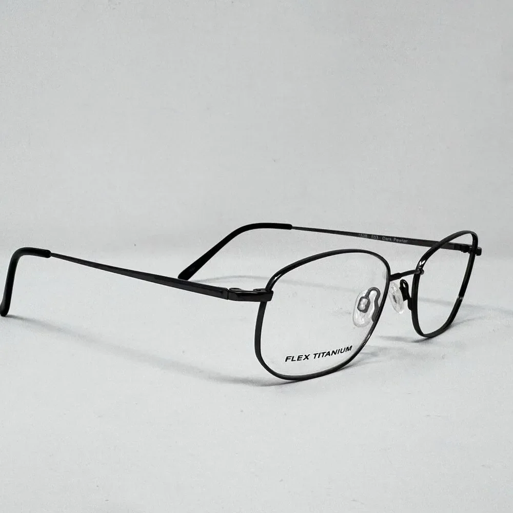Flex Titanium 1500 033 Dark Pewter Eyeglass Frames 54-18-145